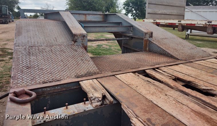 image for item LK9097 1996 Viking VDD-48RT.50  drop deck equipment trailer