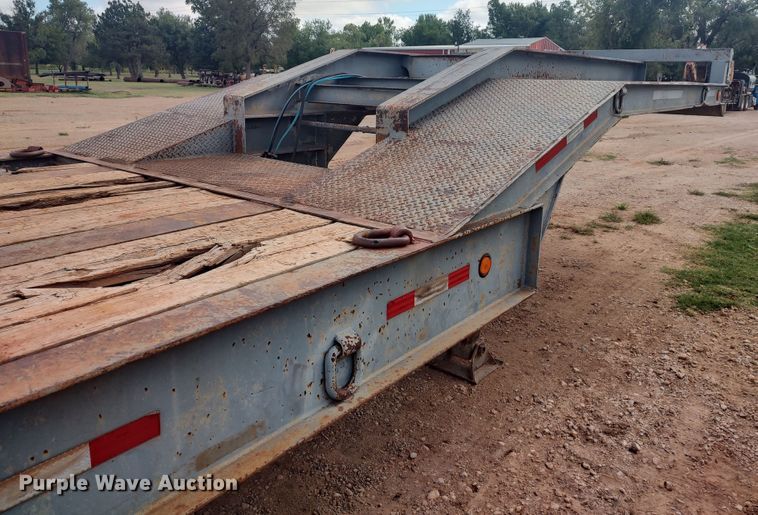 image for item LK9097 1996 Viking VDD-48RT.50  drop deck equipment trailer