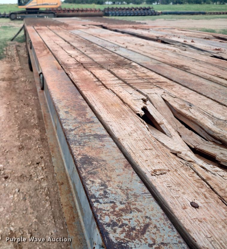 image for item LK9097 1996 Viking VDD-48RT.50  drop deck equipment trailer