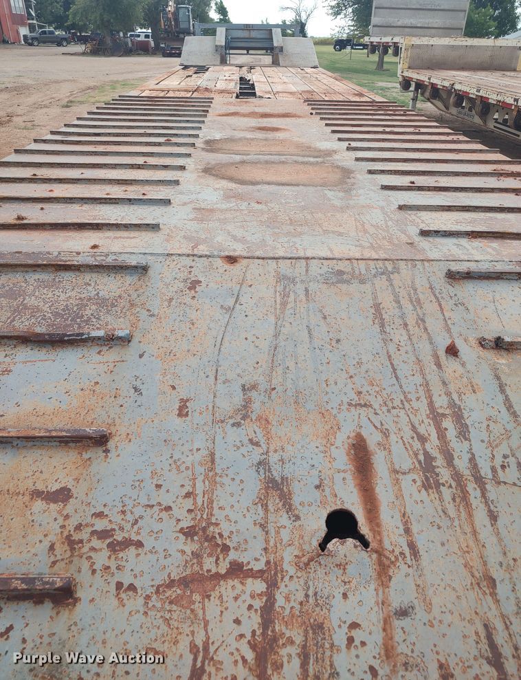 image for item LK9097 1996 Viking VDD-48RT.50  drop deck equipment trailer