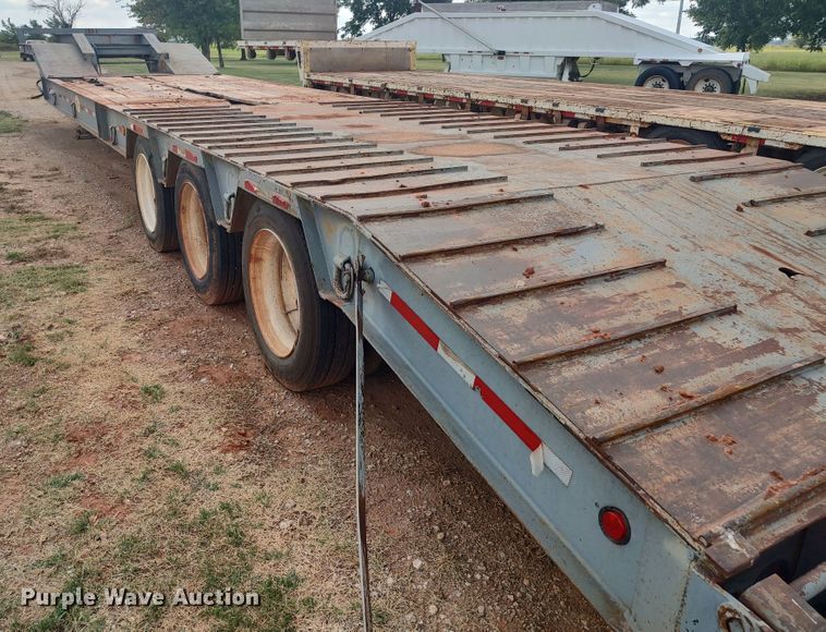 image for item LK9097 1996 Viking VDD-48RT.50  drop deck equipment trailer