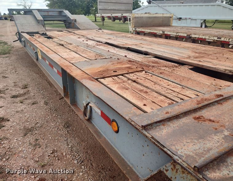 image for item LK9097 1996 Viking VDD-48RT.50  drop deck equipment trailer