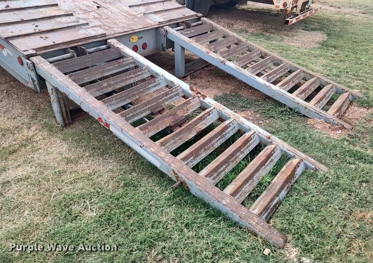 image for item LK9097 1996 Viking VDD-48RT.50  drop deck equipment trailer