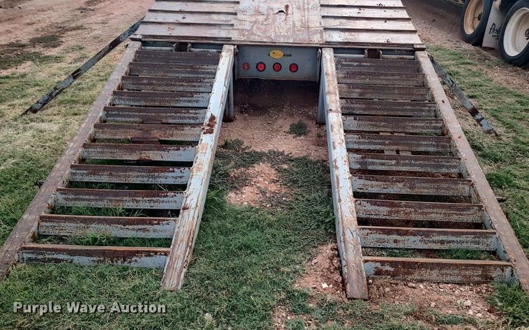 image for item LK9097 1996 Viking VDD-48RT.50  drop deck equipment trailer