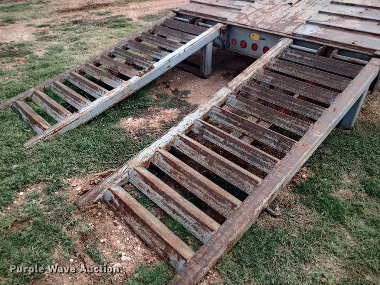 image for item LK9097 1996 Viking VDD-48RT.50  drop deck equipment trailer