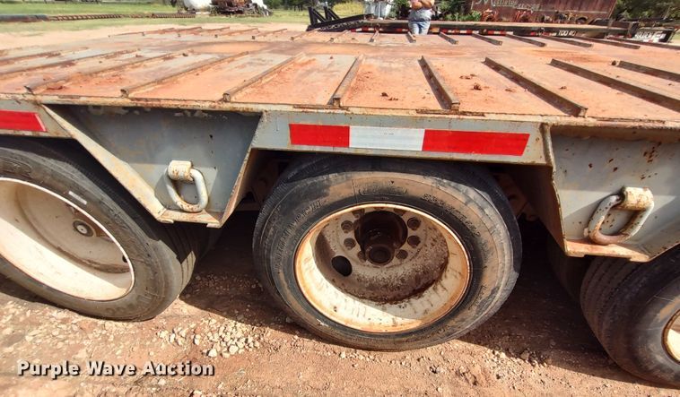 image for item LK9097 1996 Viking VDD-48RT.50  drop deck equipment trailer