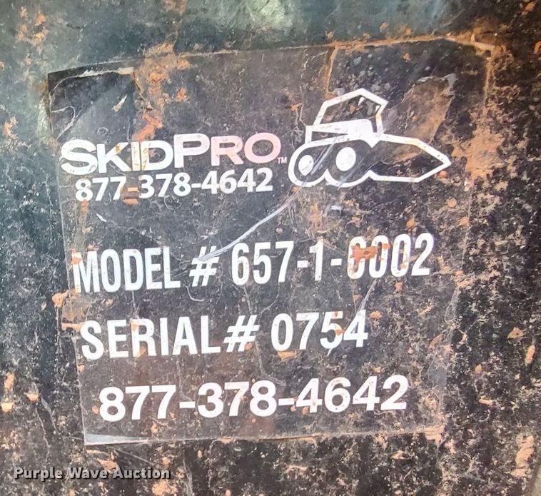 image for item LK9124 Skid Pro 657-1-0002  skid steer rock grapple