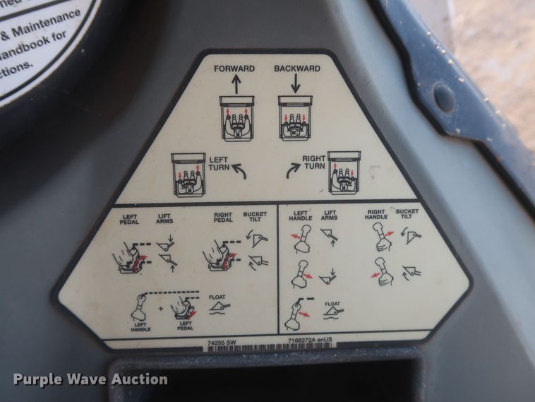 image for item LK9167 2015 Bobcat S650  skid steer loader