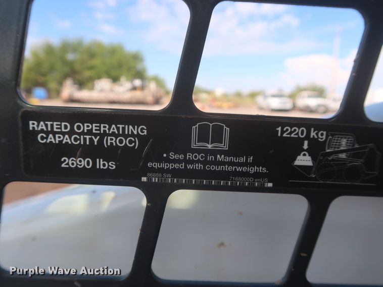 image for item LK9167 2015 Bobcat S650  skid steer loader