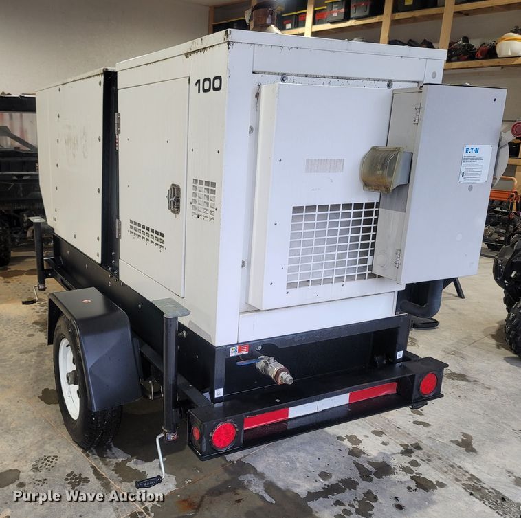 image for item LM9667 2016 Generac MGG100M  generator