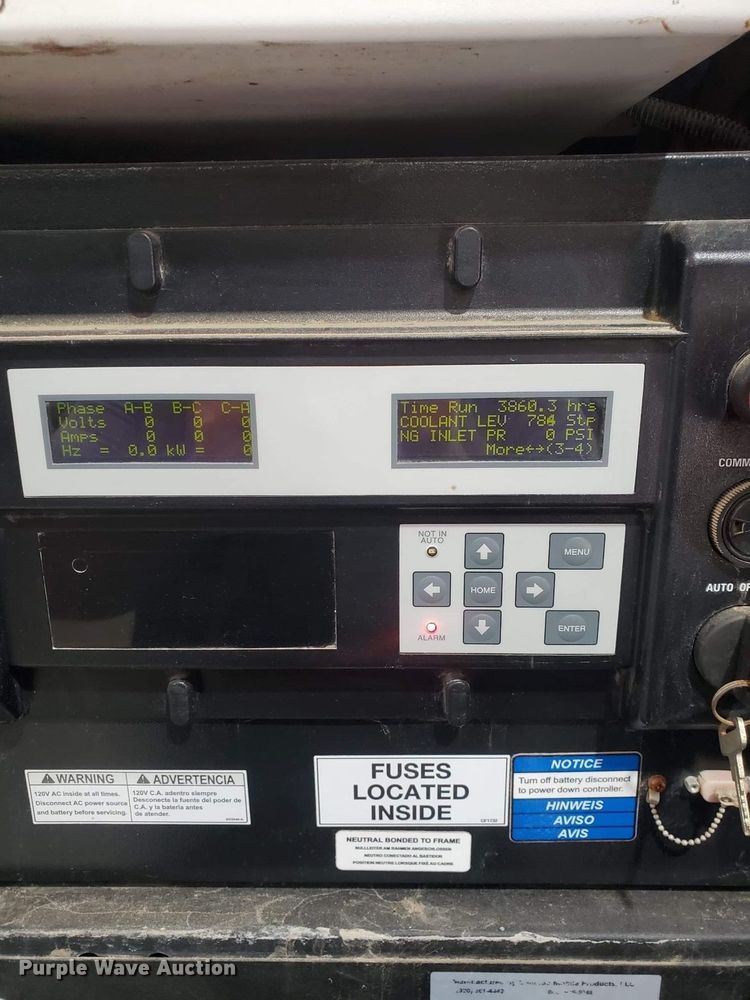 image for item LM9667 2016 Generac MGG100M  generator