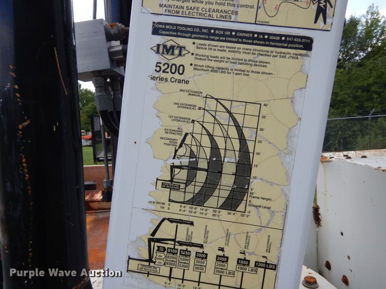 image for item LM9696 2009 HTT  utility bed