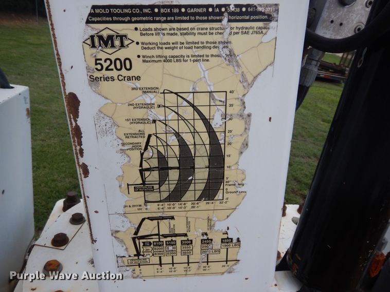 image for item LM9696 2009 HTT  utility bed