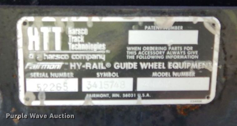 image for item LM9696 2009 HTT  utility bed