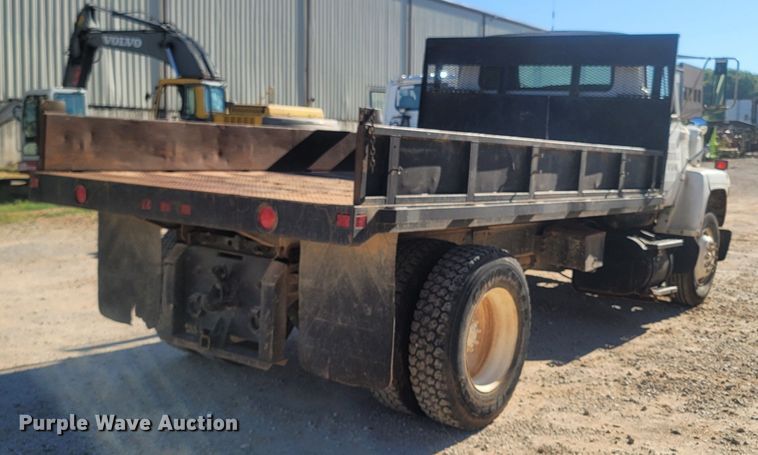 image for item LM9705 1991 Ford LN8000  dump flatbed truck
