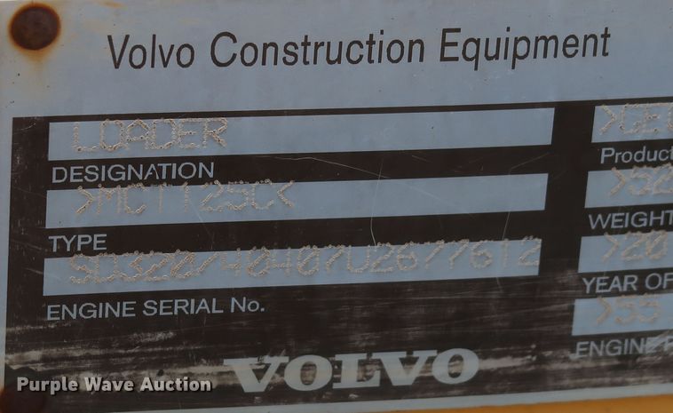 image for item LP9009 2013 Volvo MCT125C  tracked skid steer loader