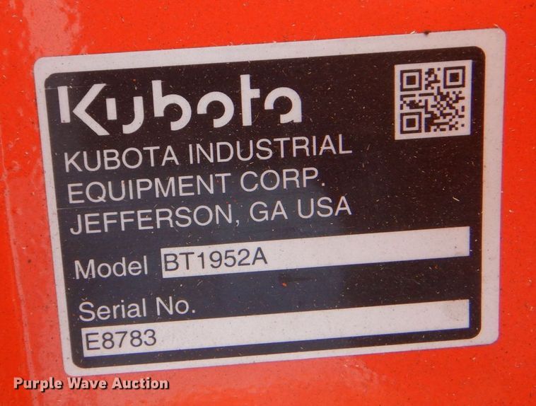 image for item LS9814 Kubota BT1952A  mini excavator bucket