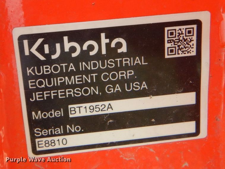 image for item LS9824 Kubota BT1952A  mini excavator bucket