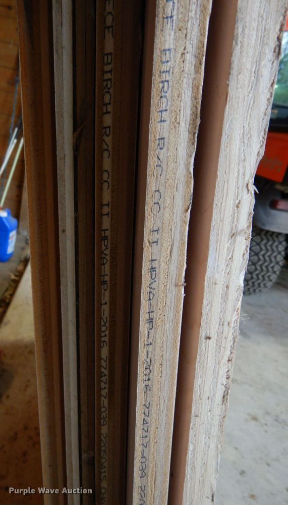 image for item LY9048 (5) sheets of 3/4" birch plywood