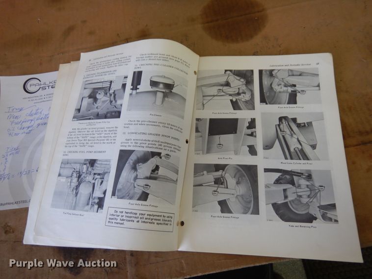 image for item MF9618 1981 John Deere 570A  rigid frame motor grader