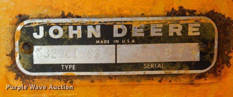 image for item MF9618 1981 John Deere 570A  rigid frame motor grader
