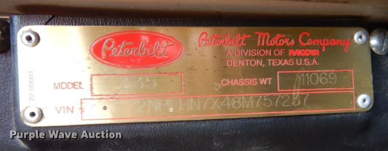 image for item MF9733 2008 Peterbilt 335  utility / service truck