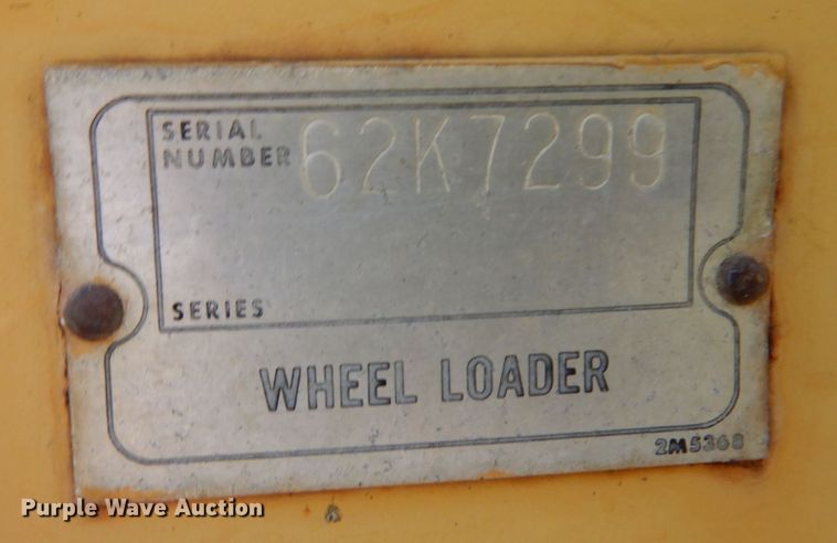 image for item MH9036 1975 Caterpillar 920  wheel loader