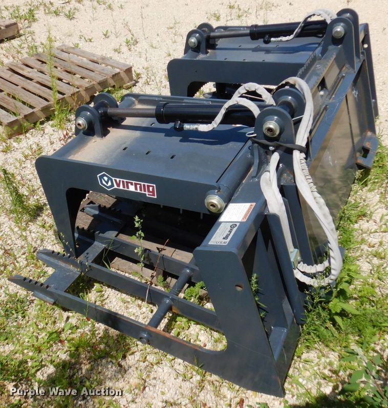 image for item MH9046 Virnig  skid steer rock grapple bucket