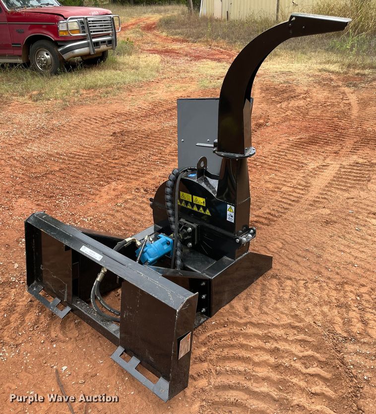image for item MJ9110 2022 Mower King SSBX42S  skid steer wood chipper