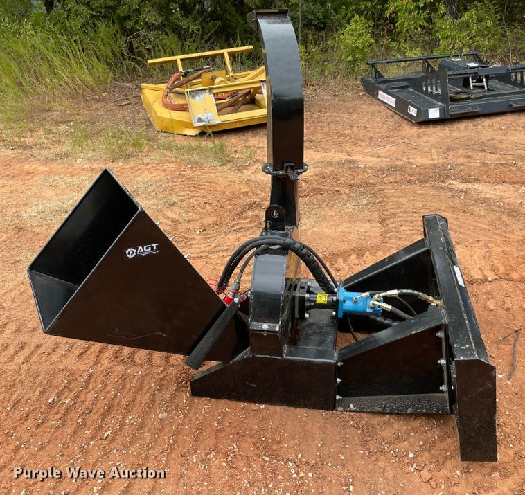 image for item MJ9110 2022 Mower King SSBX42S  skid steer wood chipper