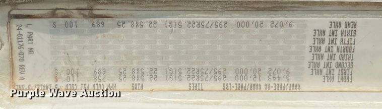 image for item MJ9114 2007 Freightliner Century Class CST120  dump truck