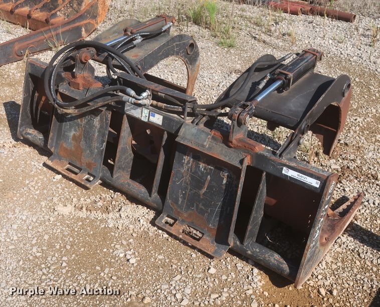 image for item MJ9121 Lucas Metal Works 6GSS-12  skid steer grapple bucket