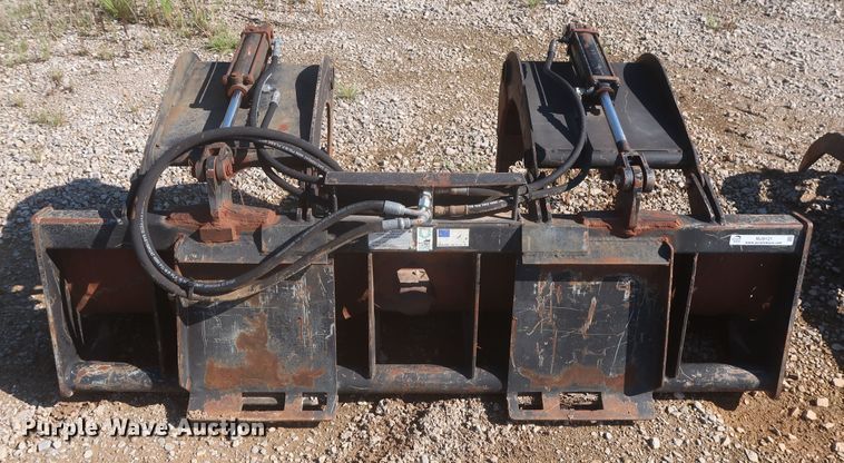 image for item MJ9121 Lucas Metal Works 6GSS-12  skid steer grapple bucket