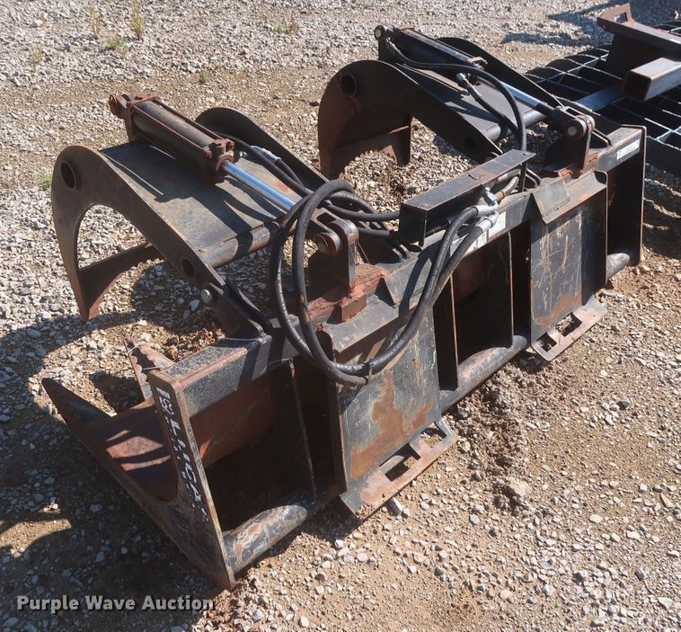 image for item MJ9121 Lucas Metal Works 6GSS-12  skid steer grapple bucket