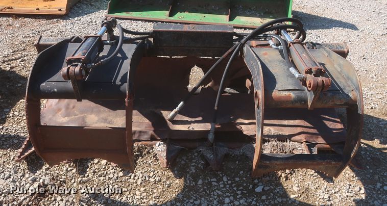 image for item MJ9121 Lucas Metal Works 6GSS-12  skid steer grapple bucket