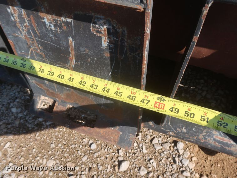 image for item MJ9121 Lucas Metal Works 6GSS-12  skid steer grapple bucket