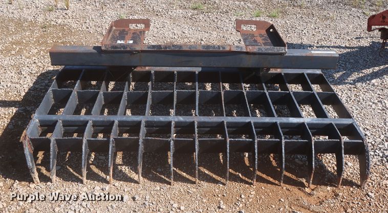 image for item MJ9123 72"W skid steer root rake