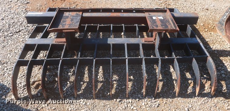 image for item MJ9123 72"W skid steer root rake