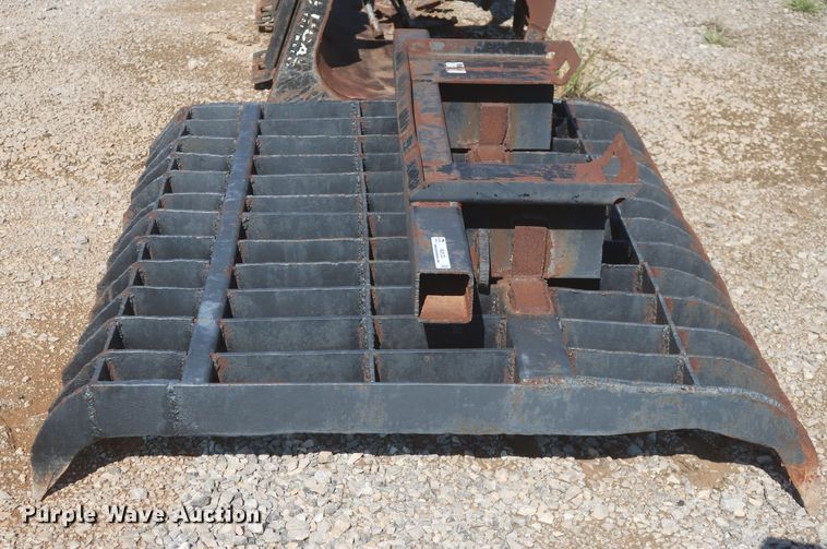 image for item MJ9123 72"W skid steer root rake