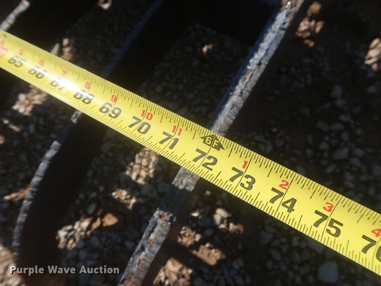 image for item MJ9123 72"W skid steer root rake