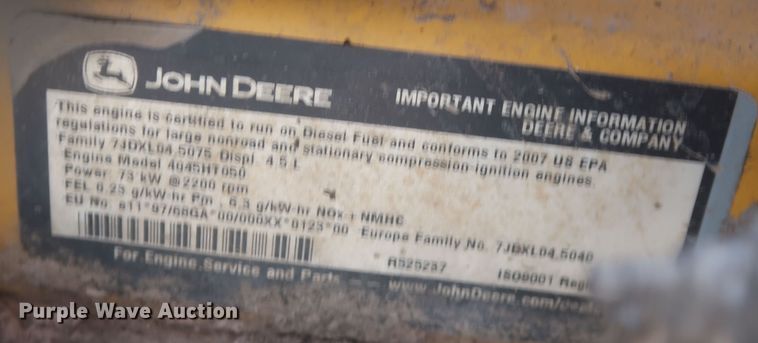 image for item MJ9139 2008 John Deere 650J LT  dozer