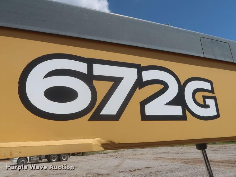 image for item MJ9142 2010 John Deere 672G  motor grader