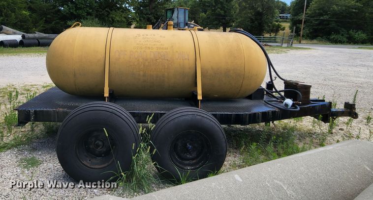 image for item MK9068 Shop built  fuel tank trailer