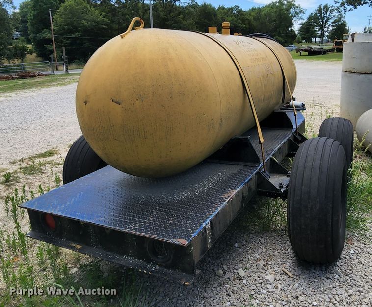 image for item MK9068 Shop built  fuel tank trailer