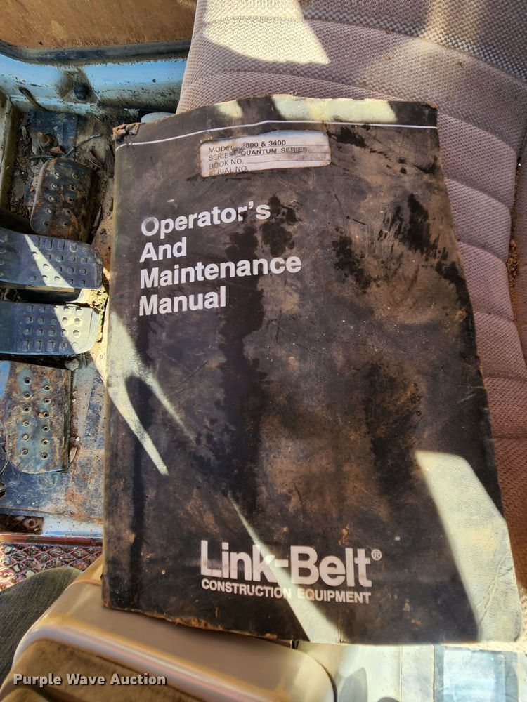 image for item MK9170 2000 Link Belt 2800 Quantum  excavator