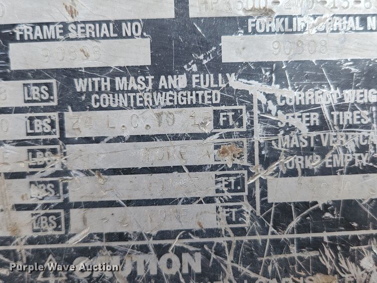 image for item MK9190 Harlo HP 8500  forklift