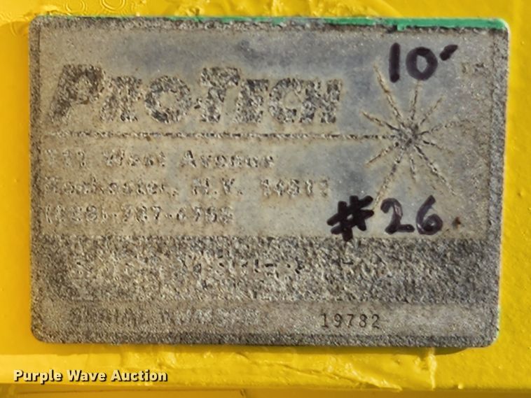 image for item MK9212 Pro-Tech  skid steer snow pusher