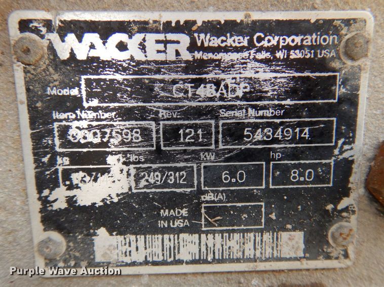 image for item MK9592 Wacker CT48ADP  power trowel