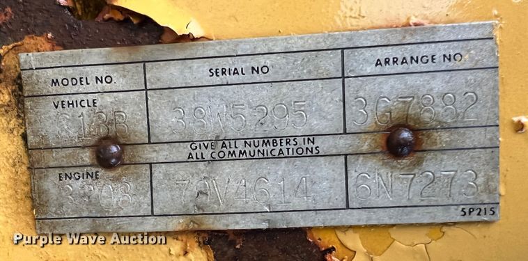 image for item MR9788 1978 Caterpillar 613B  elevating scraper