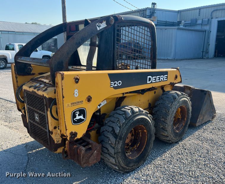 image for item MR9801 John Deere 320  skid steer loader